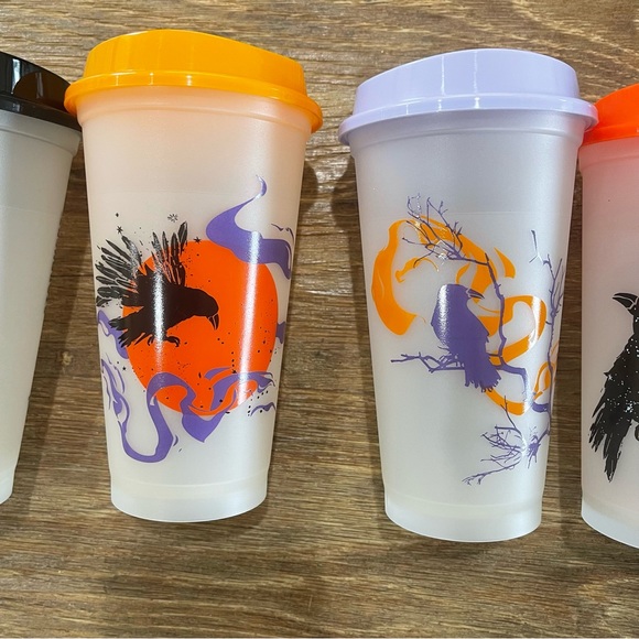 New Starbucks Glow in the Dark Halloween Hot Cups (6-Pack) 16oz each - Picture 5 of 7